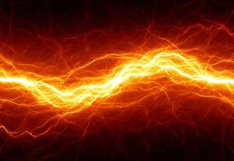 A bolt of red-yellow-orange electricity Electrical Background, Golden Lightning, Lightning Background, Background Eraser, City Background, Lightning Storm, Strange Photos, Download Background, Creative Background