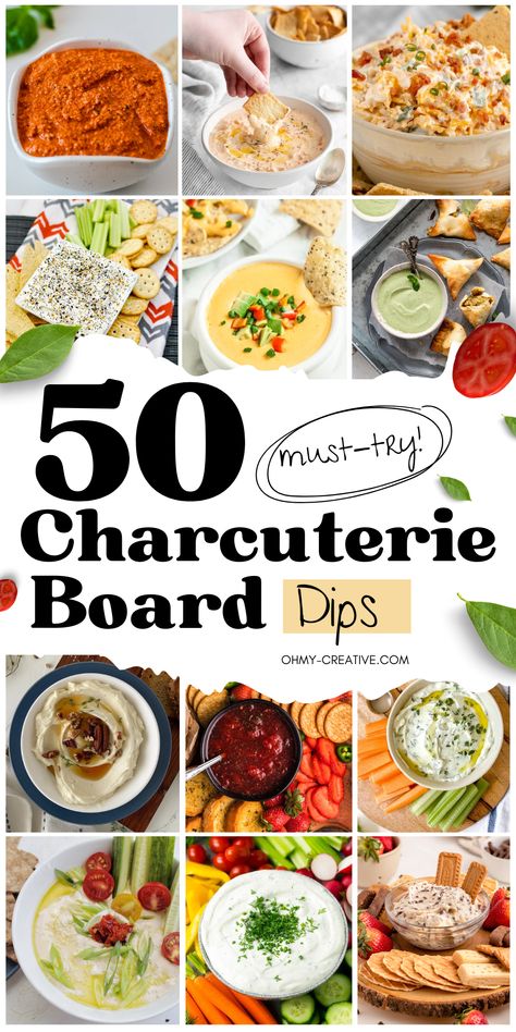 We’ve curated 50 Charcuterie Board Dips that are sure to impress your guests. You'll find classic options like hummus and guacamole, along with unique creations that might just become your new favorites. These dips range from savory to sweet, accommodating all tastes and preferences. Imagine the rich, smooth taste of a cheese dip, a delicious herb-infused spread, or the sweet and tangy fruit-based dip. #CharcuterieBoard #CharcuterieBoardDips Chips And Dip Board Ideas, Savory And Sweet Charcuterie Board, Charcuterie Lunch Board, Dip Board Ideas, Dips Charcuterie Board, Chips And Dip Charcuterie Board, Friendmas Ideas, Charcuterie Board Dips, Dip Charcuterie Board