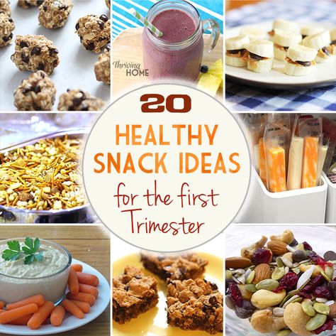 Need some high protein, low sugar snack ideas? Here is a great collection of 20 healthy snack ideas for the first trimester. Even if you aren't pregnant, this is a great round-up! | Thriving Home Low Sugar Snack Ideas, Low Sugar Snack, Healthy Pregnancy Snacks, Thriving Home, Pregnancy Snacks, Low Sugar Snacks, Paleo Snack, Pregnancy First Trimester, Healthy Snack Ideas