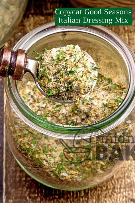 Dry Italian Seasoning Mix Recipe, Copycat Good Seasons Italian Dressing Mix Recipe, Seasoning For Salads, Dried Italian Seasoning, Diy Dry Italian Dressing, Italian Dressing Seasoning Mix Recipe, Homemade Dry Italian Dressing Seasoning, Copycat Good Seasons Italian Dressing, Italian Dry Dressing Recipe