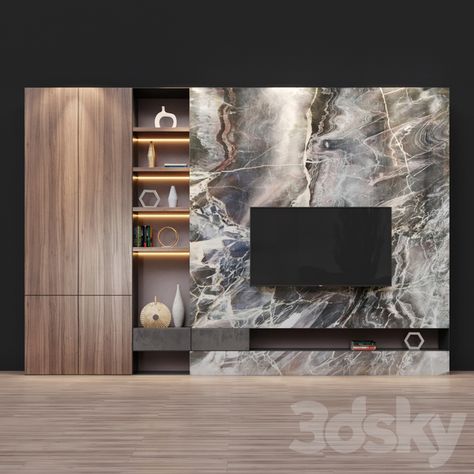 How To Decorate Tv Wall, Element Tv, Tv Center, Ruang Tv, Backdrop Tv, Modern Tv Room, Wall Unit Designs, Tv Unit Decor, Modern Tv Wall Units