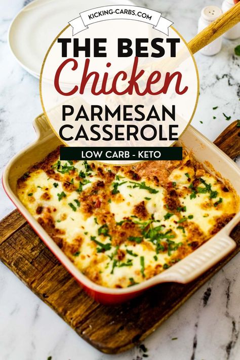 Keto Chicken Parmesan Casserole, Chicken Parmesan Casserole Recipe, Crab Dinner, Low Carb Casserole, Keto Chicken Parmesan, Keto Casserole Recipes, Low Carb Chicken Parmesan, Parmesan Casserole, Keto Casseroles