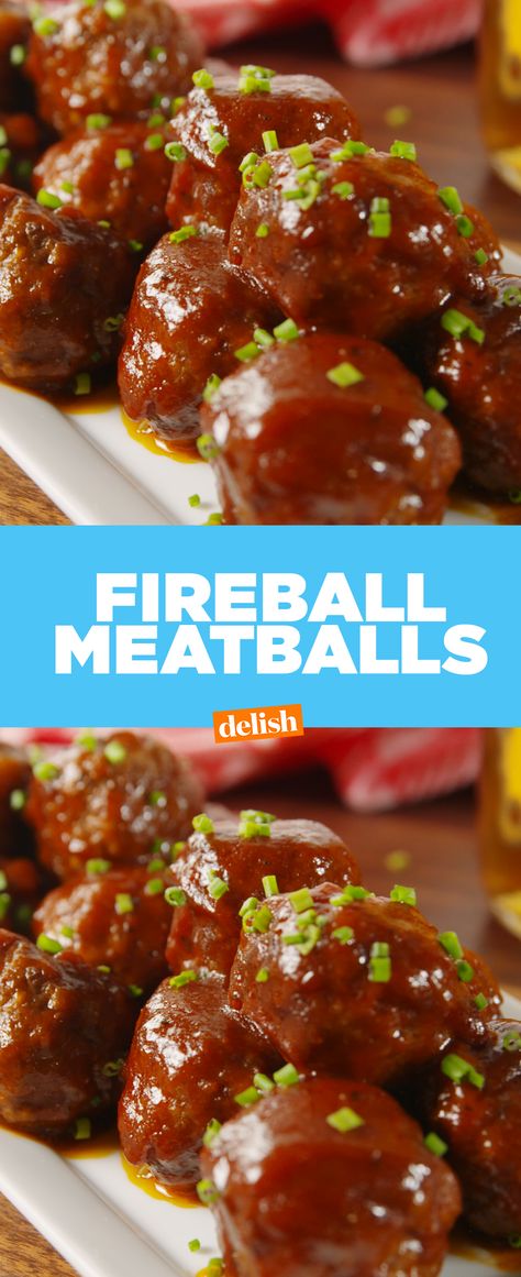 Fireball Meatballs Crockpot, Fireball Food Recipes, Fireball Whiskey Cake Balls, Recipes Using Fireball Whiskey, Fireball Whisky Balls, Fireball Recipes Food, Fireball Balls Recipe, Fireball Cake Balls, Fireball Meatballs