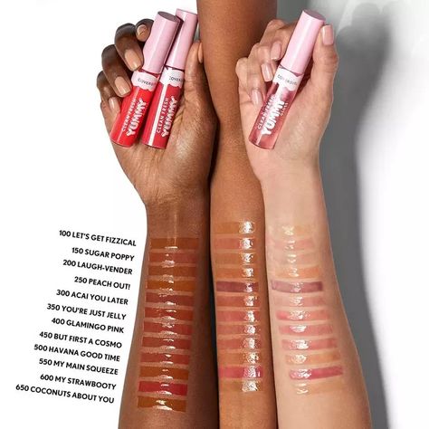 COVERGIRL clean fresh yummy gloss Yummy Lip Gloss, Clean Fresh Yummy Gloss, Yummy Gloss, Red Pineapple, Covergirl Clean Fresh, Nyx Butter Gloss, Tinted Lip Gloss, Pink Berry, Clean Vegan