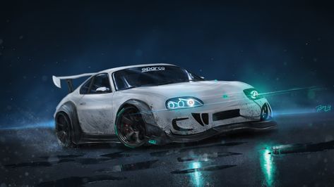 Nightfall Drift 4k hd-wallpapers, digital art wallpapers, deviantart wallpapers, cars wallpapers, artwork wallpapers, 4k-wallpapers Jdm Tattoo, Nfs Unbound, White Supra, Jdm Art, Car Shots, Supercars Wallpaper, Neon Light Wallpaper, Wattpad Background, Swag Wallpaper