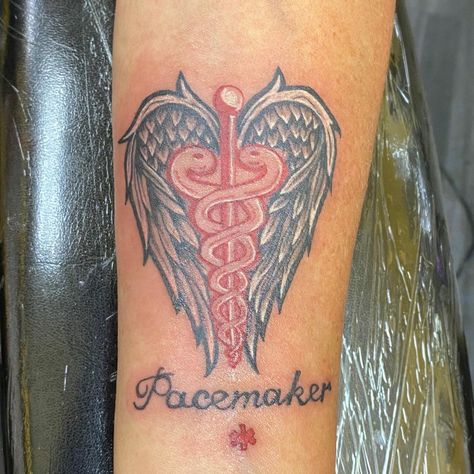 22222 Tattoo, Pacemaker Tattoo, Medical Alert, Cute Tattoos, Female Artists, Tattoo Artists, Tattoo Ideas, Instagram Profile, Medical