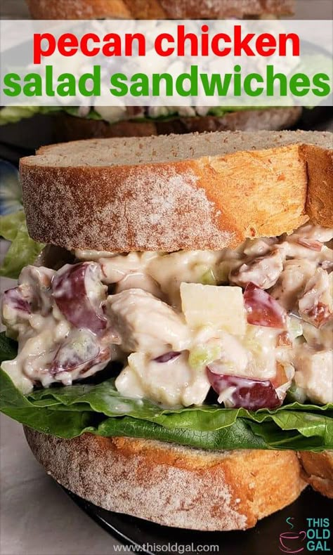 Copycat Arby's Chicken Salad, Chicken Salad With Apples And Celery, Arby’s Chicken Salad Recipe, Chicken Salad With Apples And Pecans, Arbys Chicken Salad Recipe, Arbys Chicken Salad, Chicken Pecan Salad, Apple Pecan Chicken Salad, Salad Sandwich Recipe