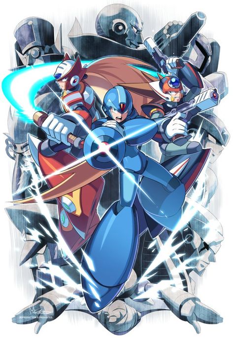 Mighty No 9, Megaman Art, Maverick Hunter, Mega Men, Megaman Zero, Megaman Series, Mega Man Art, Sailor Moon Stars, Megaman X