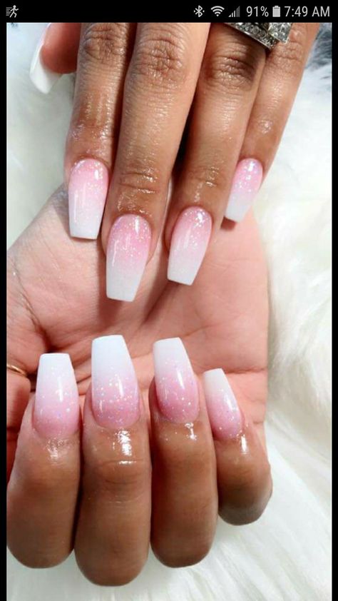 White Ombre, Nail Fashion, French Tips, Clear White, Beauty Ideas, Green Brown, Fashion Nails, Nail Design, Fashion Makeup