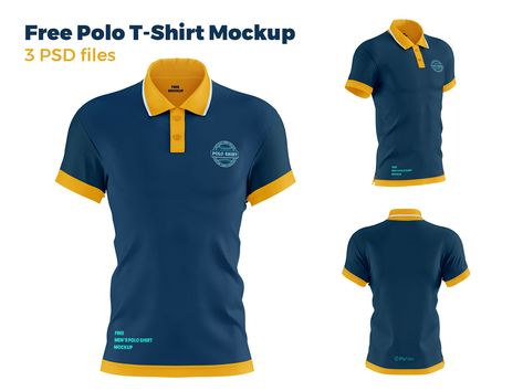 The post FREE Polo Short Sleeves T-Shirt Mockup PSD set appeared first on PsFiles. A ultra high resolution two button polo short sleeves t-shirt mockup PSD templates in three different angles. Download use these free PSD templates for showcase your rib collared tee shirt designs in realistic outcome. Fully layered 3 different PSD files and easy to customize everything. Nice one. File Info: Dimensions: 5000 x 4000 px Available […] The post FREE Polo Short Sleeves T-Shirt Mockup PSD set appe Polo Shirt Mockup, Yellow Polo Shirt, Polo Shirt Design, Polo Design, Shirt Template, Psd Template Free, T Shirt Mockup, Tee Shirt Designs, Tshirt Mockup