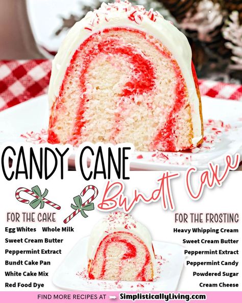 Candy Cane Christmas Cake, Candy Cane Cake Pops, Peppermint Cake Roll, Peppermint Buttercream Frosting, Candy Cane Cake, Red Velvet Cake Roll, Peppermint Frosting, Peppermint Buttercream, Persnickety Plates