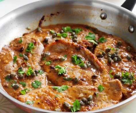 Veal Scallopini Recipes, Veal Cutlet Recipes, Langostino Recipes, Veal Schnitzel, Lemon Caper Sauce, Veal Cutlet, Caper Sauce, Veal Recipes, Keto Recipes Dinner