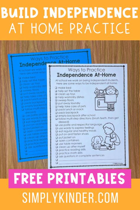 ways parents or guardians can help build independence at home. Providing children chores and task teaches responsibility, teamwork, dedication, and builds confidence. But where do parents start? Keep reading to learn more and grab a FREE printable to share.