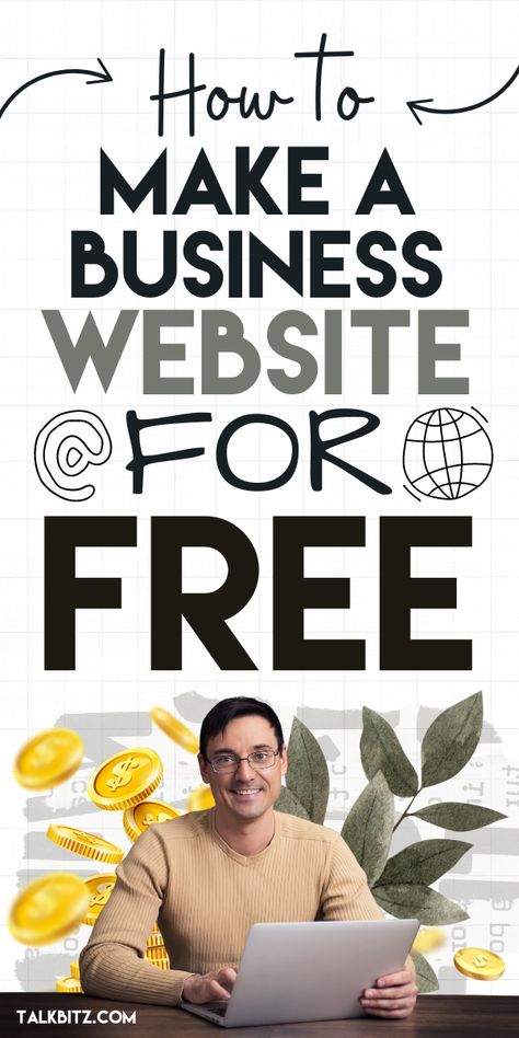 In this guide, I'll show you how to create a business website for free, even if you don't know how to code. By following these three simple and easy-to-understand steps, you'll be able to make your own website for free. So let's dive right in! #BusinessWebsite #FreeWebsiteBuilder #SmallBusiness How To Make A Website, Create A Website For Free, Make Your Own Website, How To Code, Create A Business, Small Business Organization, Website Builder Free, Beginner Blogger, Create A Website