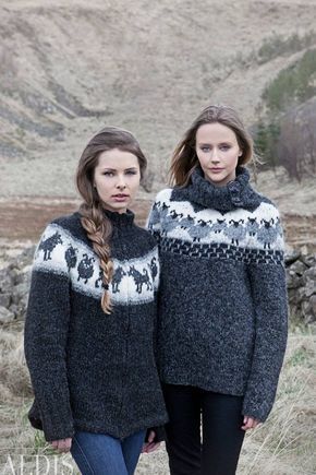 Icelandic Knitting Patterns, Icelandic Knitting, Icelandic Wool Sweaters, Icelandic Sheep, Yoke Sweater, Icelandic Sweaters, Fair Isle Knitting Patterns, Fair Isles, Knitting Supplies