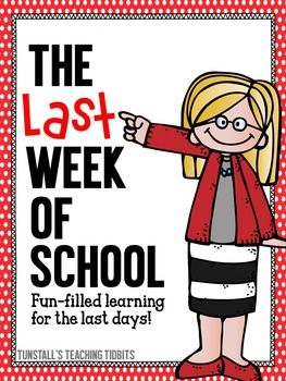 Freebie Included!  Survival pack for the last week of school.  Activities, worksheets, and games to keep students engaged on the last days of school before summer.  Perfect for kindergarten, first grade, and second grade.  To learn more about "The Last Week of School", visit www.tunstallsteachingtidbits.com Comic Writing, Survival Pack, Last Week Of School, School Pack, End Of Year Activities, Daily Math, End Of School Year, Guided Math, End Of School