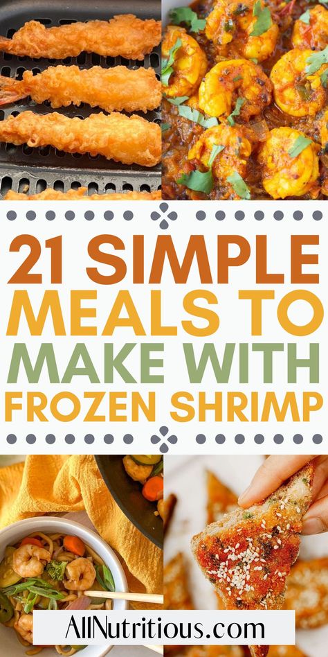 Recipes With Fried Shrimp, Interesting Dinner Ideas, Shrimp Scampi Without Wine, Quick Easy Dinners, Precooked Shrimp Recipes, Frozen Shrimp Recipes, Frozen Cooked Shrimp, Simple Dinner Ideas, Sirtfood Diet