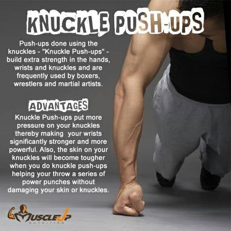 Knuckle Push-Ups Knuckle Pushups, Boxer Workout, Fighter Workout, Boxing Training Workout, Boxing Techniques, Martial Arts Quotes, Self Defense Martial Arts, Kickboxing Workout, Ju Jitsu