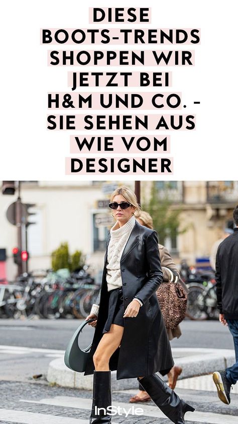 Schuh Trend: Im Herbst ist es Zeit für eine paar feste Stiefel. Wer nicht zu tief in die Tasche greifen möchte, setzt auf Stiefel-Trends von H&M und Co. Shoppe jetzt! #instyle #instylegermany #schuhe #schuhtrend #stiefel #stiefeltrend #herbst #herbstmode #herbststiefel #herbsttrend #boots Over The Top, Rock Style, Trench Coat, Ankle Boots, H&m, Boots