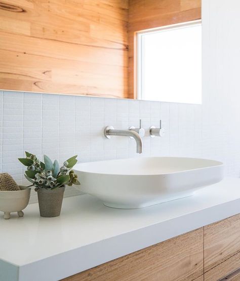 A little weekend bathroom inspiration for you. Norah Head Bathroom designed by… Bathroom Reno, Kyal And Kara, Main Bathroom, Kim House, House Styling, Bathroom Ensuite, House Bathrooms, Wet Room, Cabinetry Design