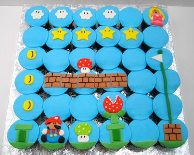 gaming cupcakes | Posted June 6, 2010 by justcake in Uncategorized . Leave a Comment Unique Halloween Party Themes, Mario Cupcakes, Super Mario Cupcakes, Mario Brother, Mario Birthday Cake, Super Mario Bros Birthday Party, Super Mario Cake, Super Mario Bros Party, Mario Cake