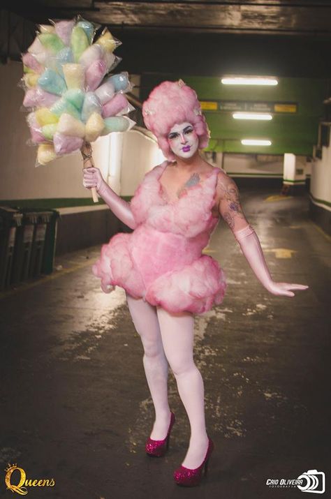 Cotton Candy Costume, Gogo Dancer Outfits, Ice Cream Costume, Cloud Costume, Candy Costume, Phil Of The Future, Dancer Outfit, Candy Costumes, Pink Costume