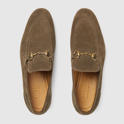 Shop the Men's Gucci Jordaan loafer in brown at GUCCI.COM. Enjoy Free Shipping and Complimentary Gift Wrapping. Gucci Loafers Men, Mens Formal Fashion, Suede Loafers For Men, Gucci Jordaan Loafer, Mens Suede Loafers, Gucci Jordaan, Loafers For Men, Black Men Fashion Swag, Gucci Loafers