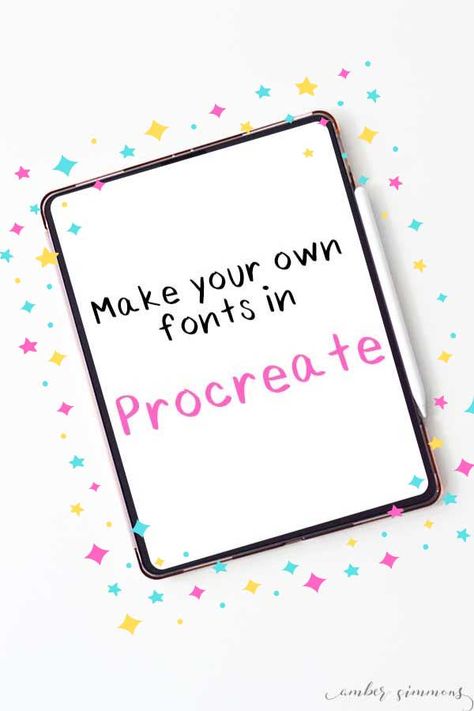 This simple and easy tutorial for how to make your own font for free will show you two ways to create a font, including Procreate, and have you typing in your own fonts in no time. #procreate #procreatelettering #diy #handwritten #font #free #fonts How To Do Lettering On Procreate, How To Create Your Own Font In Procreate, How To Make Your Own Font Procreate, Create Your Own Font Ipad, How To Design Fonts, How To Create Fonts In Procreate, How To Create Your Own Font, Create Font Procreate, Procreate Simple Art