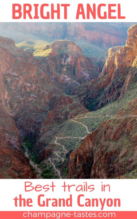 Grand Canyon: Bright Angel Trail Wandelroute Domestic Trips, Grand Canyon Vacation, Grand Canyon Hiking, Grand Canyon Camping, Bright Angel Trail, Southwest Travel, Grand Canyon South Rim, Trip To Grand Canyon, Backpacking Trips