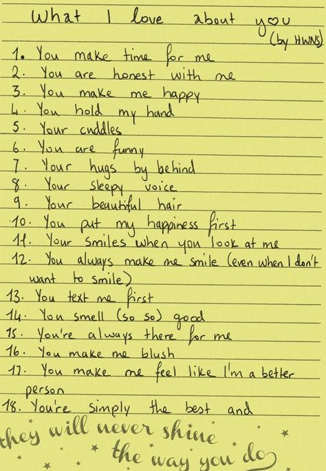 List Of Things I Like About You, Things That I Love About You List, Everything I Love About You List, What You Love About Him, 10 Things I Love About You Aesthetic, All The Things I Love About You List, Things You Like About Me, Things You Love About Your Boyfriend, What I Like About You List Boyfriend