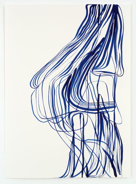 Vertical Line Drawing, Line Movement Art, Straight Line Painting, Abstract Line Painting, Wavy Line Art, Abstract Curved Line Art, Lines Aesthetic, Blue Line Art, Abstract Line Drawing