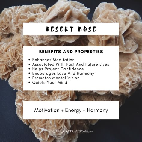 A Guide To Healing Crystals: 10 Most Effective Healing Stones Desert Rose Crystal Meaning, What Is Healing, Desert Rose Crystal, Crystal Benefits, Manifest Health, Flexible Thinking, Crystal Healing Chart, Hematite Crystal, Rose Stone