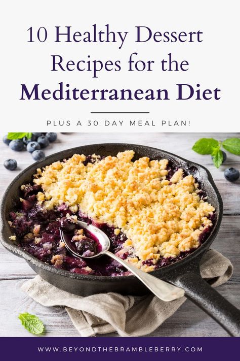 In this blog post, I’m sharing my favorite healthy desserts that are perfect if you are following the Mediterranean diet. - mediterranean diet for beginners | mediterranean diet meal plan | mediterranean diet recipes | weight loss recipes | clean eating recipes | healthy dessert recipes | gluten free recipes | dairy free recipes | meal prep recipes | low carb recipes Healthy Dessert Recipes Gluten Free, Dessert Recipes Gluten Free, Medditeranean Diet, Recipes Healthy Dessert, Mediterranean Diet Recipes Breakfast, Mediterranean Diet For Beginners, Mediterranean Diet Snacks, Mediterranean Desserts, Meal Plan Printable