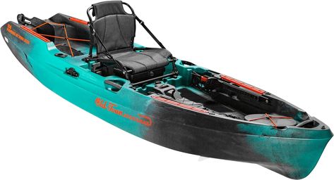 Old Town Sportsman 106 Motorized Fishing Kayak Review Old Town Kayak, Motorized Kayak, Perception Kayak, Old Town Canoe, Kayak For Beginners, Minn Kota, Kayak Storage, 45 Pounds, Kayak Rack