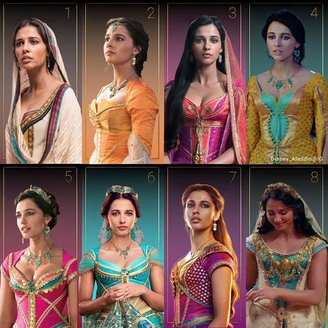 Jasmine Live Action Princess Jasmine Art, Aladdin Live, Aladdin Costume, Disney Princess Jasmine, Disney Jasmine, Naomi Scott, Aladdin And Jasmine, Super Busy, Disney Aladdin