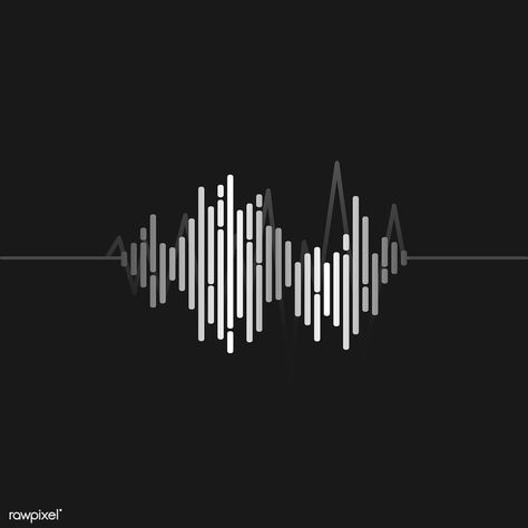 Sound wave equalizer vector design | free image by rawpixel.com Music Waves, Music Drawings, Waves Logo, Sound Wave, Instagram Logo, Equalizer, Sound Waves, Boy Art, Name Cards