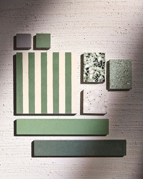 Green Mood Board, London Bakery, Artisan Tile, Architectural Finishes, Eclectic Cottage, Artisan Tiles, Bottle Design Packaging, Interior Tiles, Storefront Design