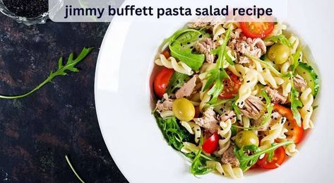 Jimmy Buffett Pasta Salad Recipe Jimmy Buffett Pasta Salad, Jimmy Buffet Pasta Salad Recipe, Jimmy Buffet Pasta Salad, Pasta Salad Recipe Easy, Easy Tuna Recipes, Easy Meals To Make, Rice Salads, Delicious Pasta Salad, College Food Hacks