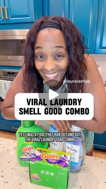 Laura Lashae on Instagram: "Have you tried the viral laundry combo? It smells so good! #viralreels #viralvideos #laundry #laundryhacks #laundrytime #laundrytips #laundrydetergent #musttry #lauralashae" Laundry Tips And Tricks Smell, Best Smelling Cleaning Products, Tik Tok Laundry Detergent, Best Laundry Detergent Smell, Laundry Hacks Smell, How To Make Laundry Smell Good, Laundry Smell Good Tips, Best Smelling Laundry Detergent Combo, Laundry Combo Smells