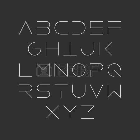 Minimal Alphabet Fonts, Font Placement Typography, Bone Font Alphabet, Line Typography, Geometric Font Typography, Font Styles Alphabet, Font Design Alphabet, Futuristic Font Alphabet, Typography Fonts Alphabet