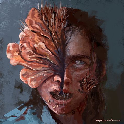 Last Of Us Zombies, Tlou Infected, Last Of Us Art, Endure And Survive, Horror Video Games, Story Elements, Art Folder, Creature Concept Art, Freelance Artist