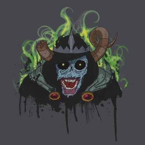 Kon Bleach, The Lich King, Adventure Time Tattoo, The Lich, Lich King, Adventure Time Wallpaper, Adventure Time Cartoon, Adventure Time Art, Adventure Time Anime