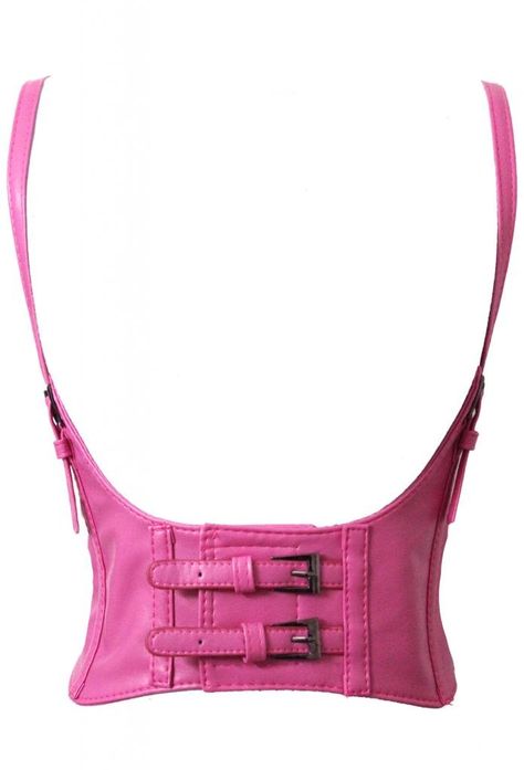 Alivila.Y Fashion Faux Leather Underbust Waist Belt Corset AS577-Hot Pink | Amazon.com Underbust Corset Outfit, Wrestling Clothes, Black Leather Corset, Best Corset, Fashion Corset, Steampunk Skirt, Corset Vest, Leather Bustier, Corset Fashion