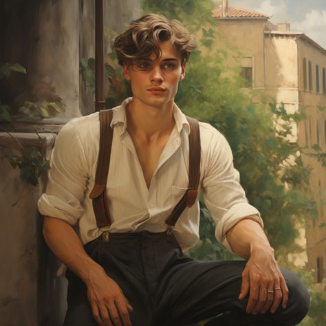 Italian handsome Guy man Boy Victorian Man, Italian Boys, Character Inspiration Male, Fantasy Male, Fantasy Novel, Fantasy Aesthetic, Story Inspiration, Gay Art, Book Inspiration