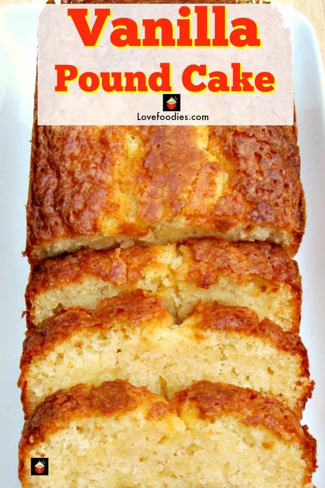 The Best Pound Cake Ever, Types Of Pound Cake Recipes, Home Made Pound Cake Recipes, Quick And Easy Pound Cake Recipe, Small Pound Cake Loaves, Vanilla Loaf Cake Recipes Moist, Best Moist Pound Cake, Vanilla Bread Loaf, Butter Loaf Pound Cake