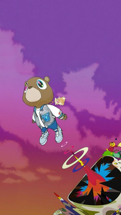 Graduation Kanye West Wallpaper, Kanye Bear Wallpaper, Kanye West Graduation Wallpaper, Kanye West Lockscreen, Kaye West, Graduation Kanye West, Fye Wallpapers, Kanye West Wallpaper, Graduation Wallpaper