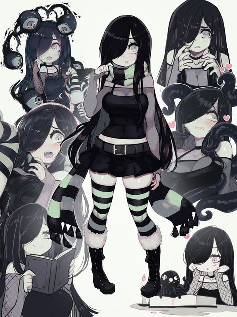 Anime Bully, Aria Wintermint, Crawling City, My Oc, 영감을 주는 캐릭터, Art Anime, Girl Drawing, 그림 그리기, Cute Anime Character