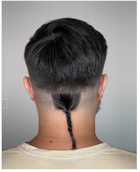 Rat Tale Haircut, Duck Tail Haircut, Rats Tail Haircut, Rat Tail Hairstyle, Rat Tails Hairstyles, Mens Rat Tail Haircut, Rat Tail, Braided Rat Tail Men, Rat Tail Haircut