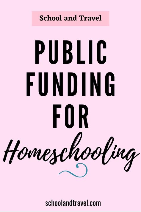 Public funding for Homeschooling or you call it “State funding for Homeschooling” or similarly “Mini-grants for Homeschooling” that people seek to help them with the extra costs of paying for books and other accessories #Homeschool #funds Homeschool Grants, Online Homeschool Programs, Homeschool Hacks, Homeschool Field Trips, Homeschooling Tips, Online Homeschool, Homeschool Teacher, Homeschool Programs, Financial Help