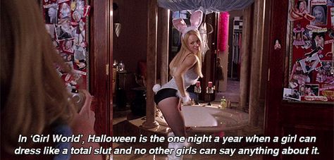 Mean Girls Halloween Mean Girls Halloween Quote, Best Mean Girls Quotes, Mean Girls Halloween, Mean Girls Aesthetic, Halloween Gifs, Mean Girl Quotes, Put Me In A Movie, Mean Girl, Favourite Movie